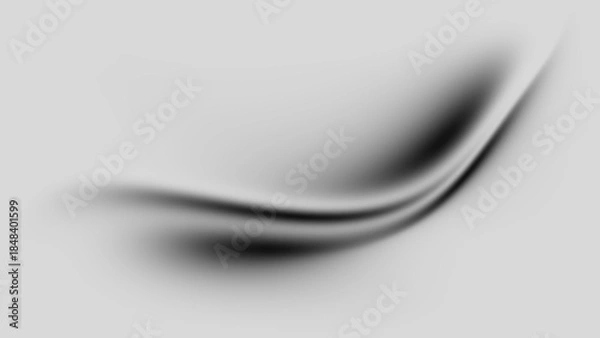 Fototapeta Elegant abstract background with smooth curved lines and shadows