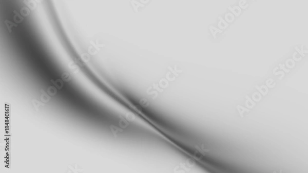Fototapeta Elegant gray abstract background with smooth curves