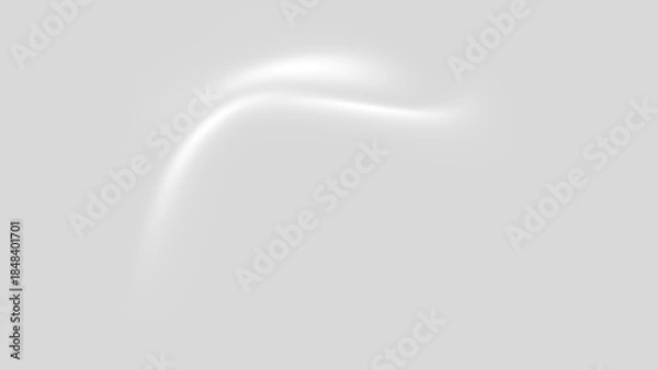 Fototapeta Soft white light abstract background with smooth curves