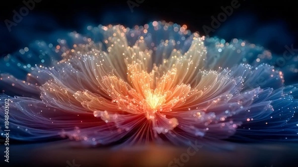 Fototapeta Digital Bloom