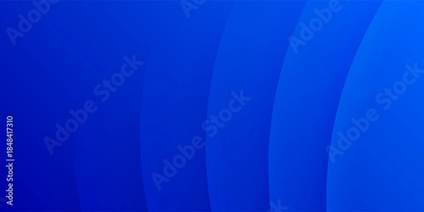 Fototapeta Smooth blue abstract vector background with soft gradient curves and dynamic overlapping circular shapes. abstract gradient blue background.