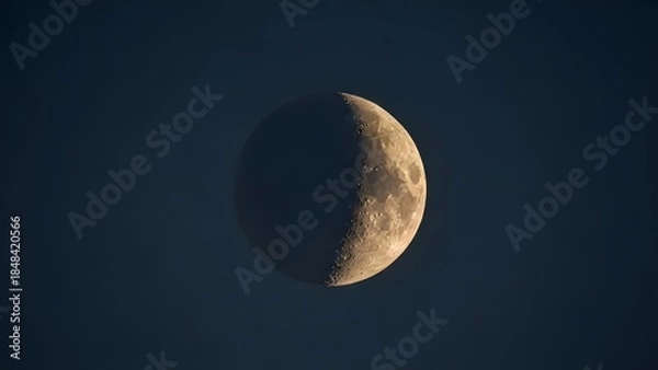 Obraz Crescent Moon in Night Sky