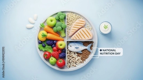 Fototapeta easter table setting