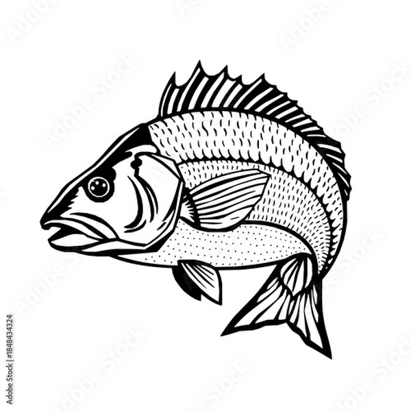 Obraz fish vector illustration