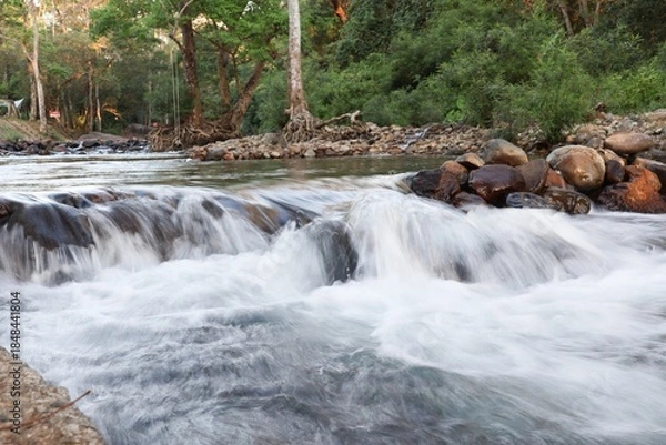 Obraz waterfall in the forest