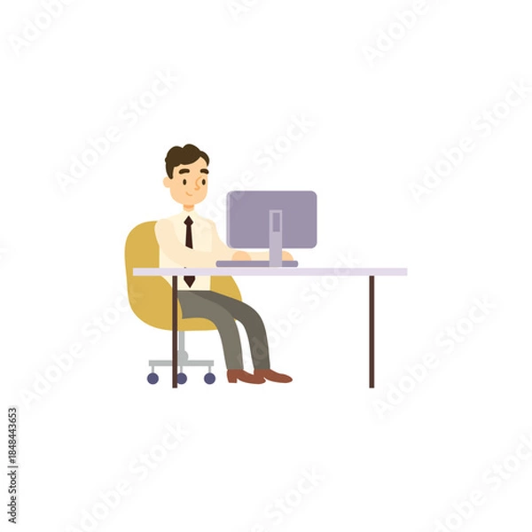 Obraz flat work illustration