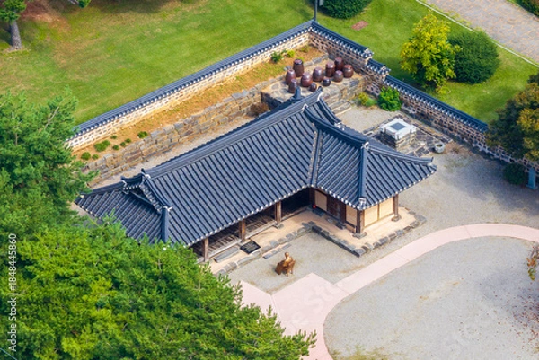 Obraz 충남 당진시 솔뫼성지의 성 김대건신부 생가