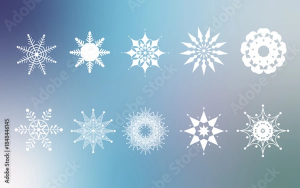 Obraz 雪、氷、冬モチーフ