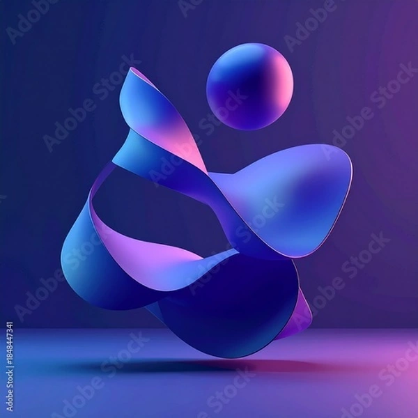 Fototapeta abstract blue background