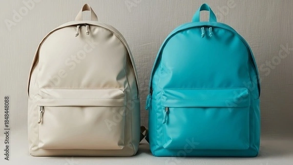 Obraz Two backpacks in different colors