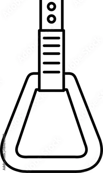 Obraz 버스손잡이 흑백
