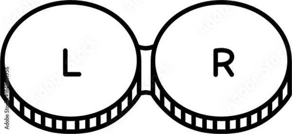 Obraz 렌즈케이스 흑백