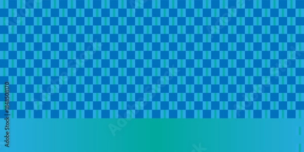 Obraz blue and blue checkered pattern, Checkerboard seamless pattern eps10