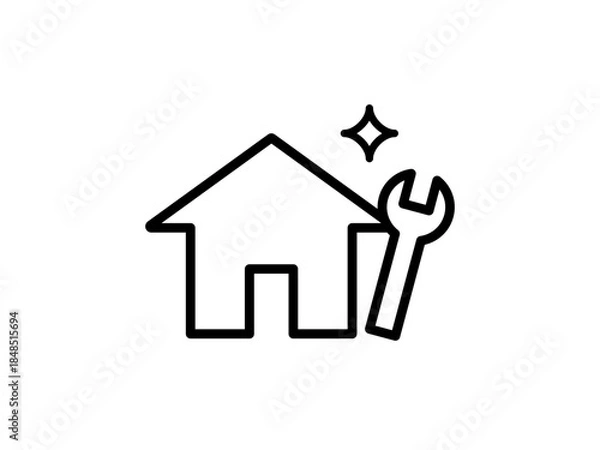 Obraz Home Renovation リフォームアイコン