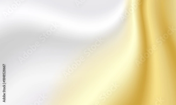 Obraz 金色と銀色のドレープ