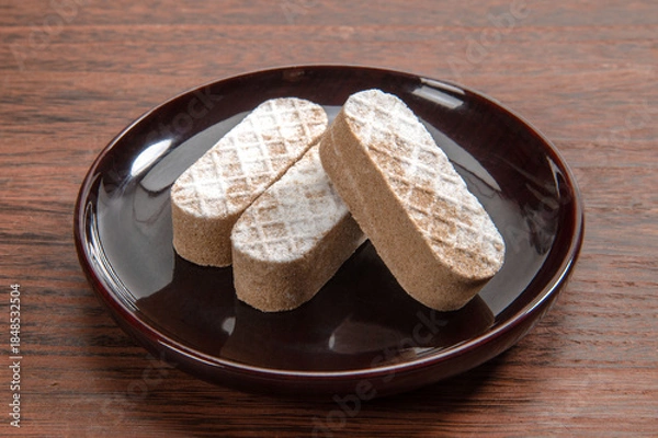 Obraz 日本の伝統駄菓子、麦こがし