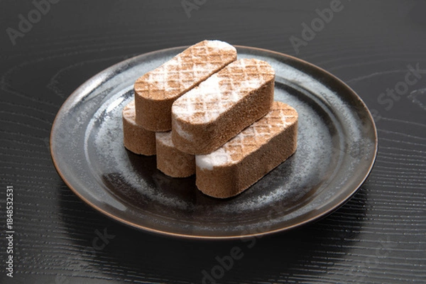 Obraz 日本の伝統駄菓子、麦こがし