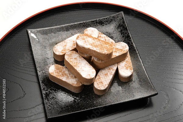 Obraz 日本の伝統駄菓子、麦こがし