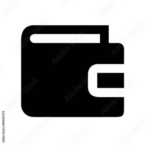 Obraz Wallet Star Icon Vector Illustration
