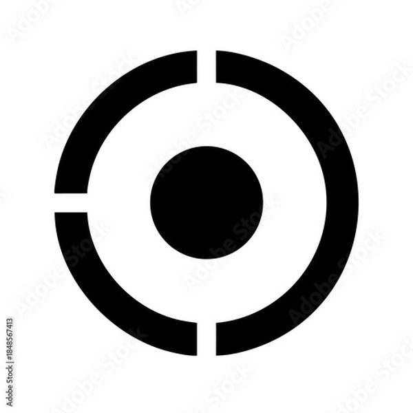 Obraz Wheel Icon Vector Illustration