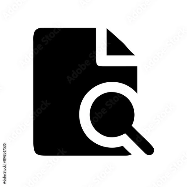 Obraz Document Search Icon