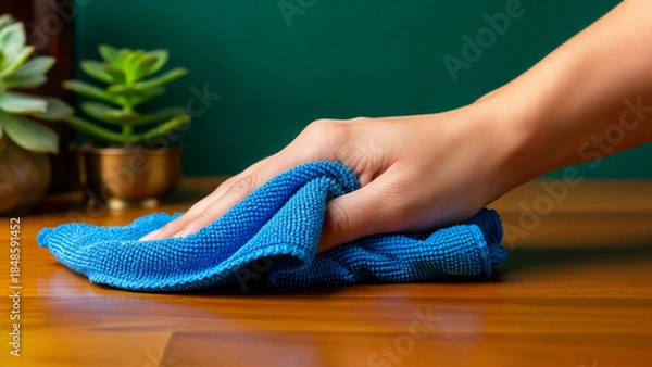 Obraz home cleaning, dusting