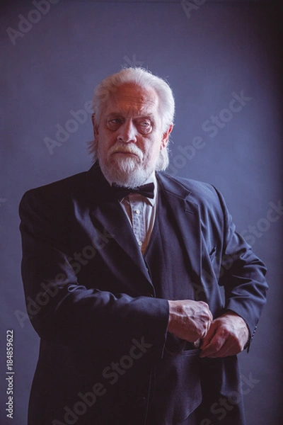 Obraz Alter Mann im Anzug