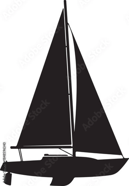 Obraz Sailboat Silhouette