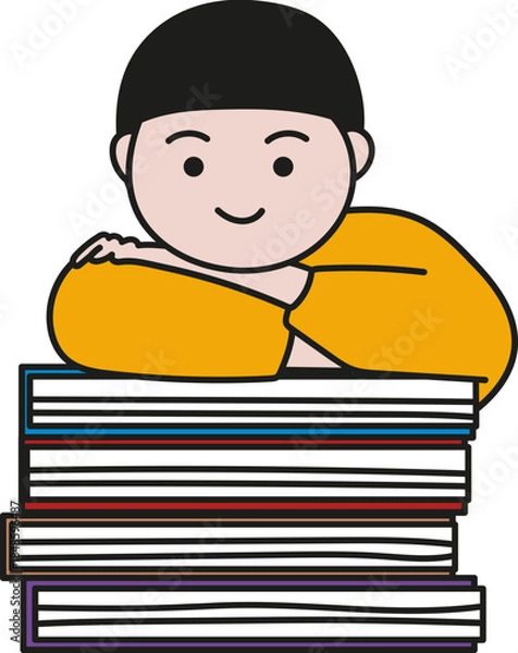 Fototapeta 책과 사람