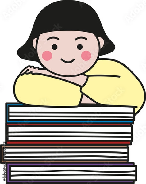 Fototapeta 책과 사람