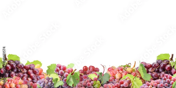 Obraz Red grape isolated