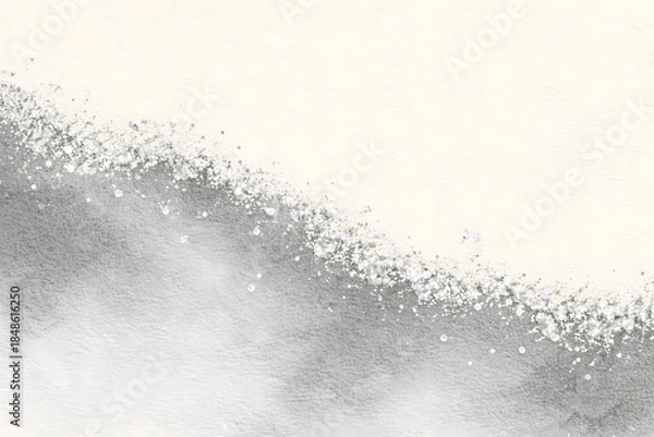 Fototapeta 銀と白のラグジュアリーアート背景