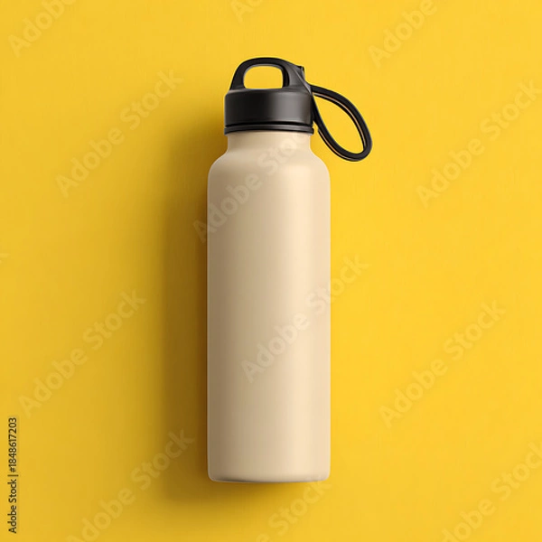Fototapeta yellow plastic bottle
