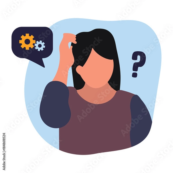 Obraz Thinking Concept Illustration