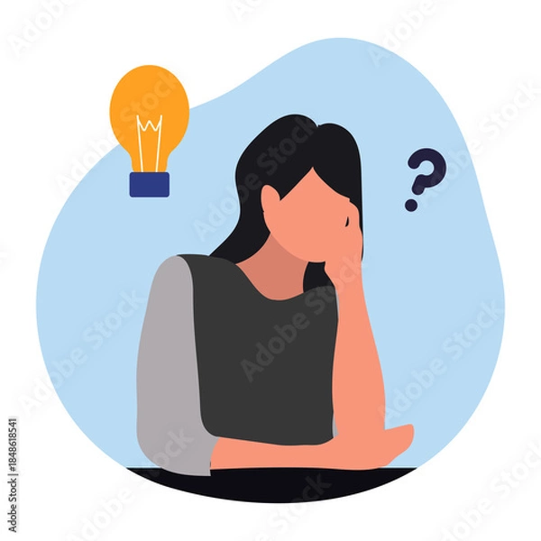 Obraz Thinking Concept Illustration