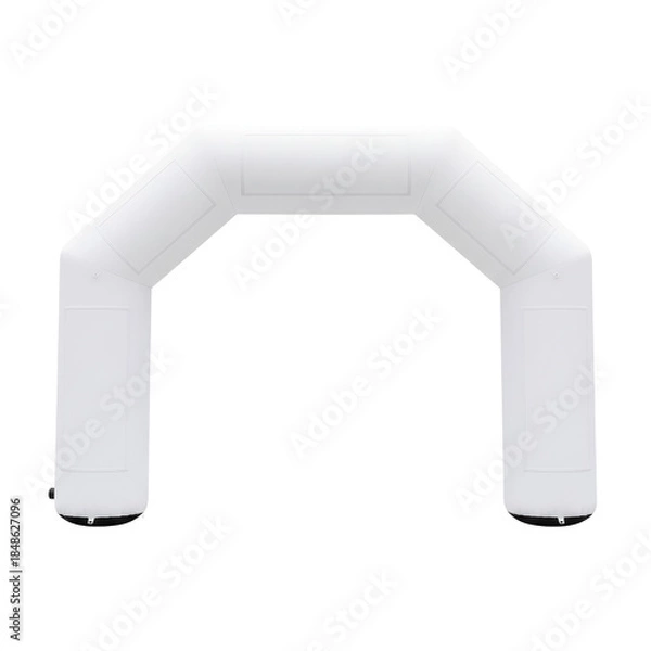 Obraz Angular White Inflatable Archway Gate Mockup