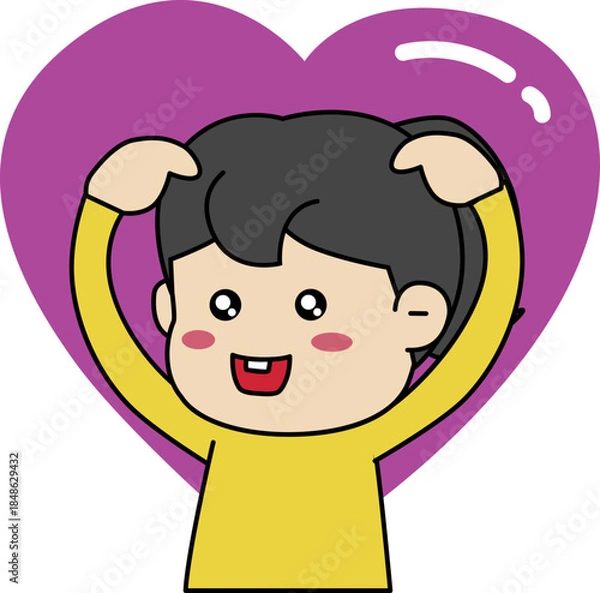 Obraz 사랑해 포즈