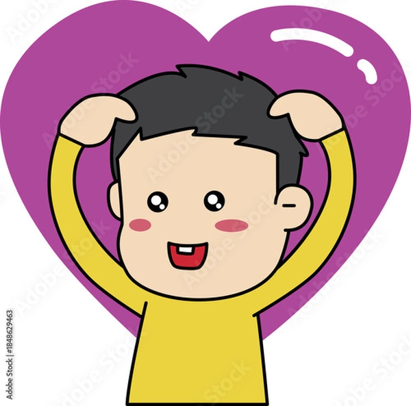 Obraz 사랑해 포즈