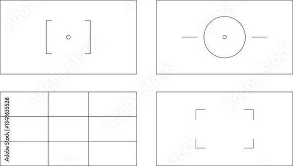 Obraz Focusing the camera screen or focus camcorder.