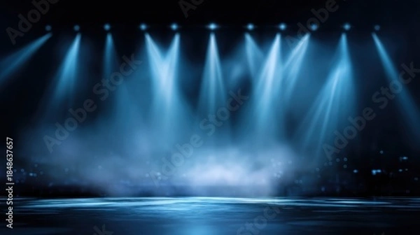 Obraz Empty stage lights
