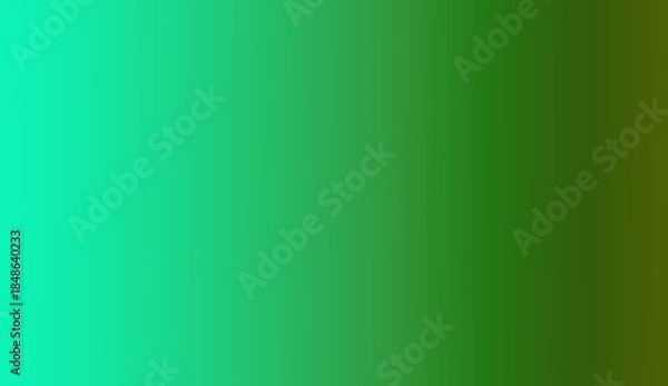Obraz Vibrant gradient emerald green colored background