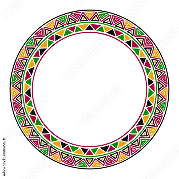 Obraz Black history month Borders and Frames, Frames for Juneteenth with space for text.