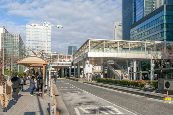 Obraz 東京都、山手線の田町駅東口