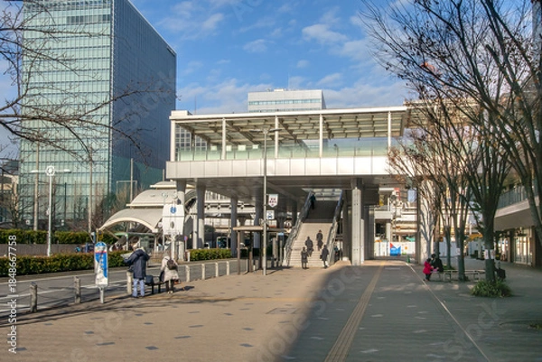 Obraz 東京都、山手線の田町駅東口
