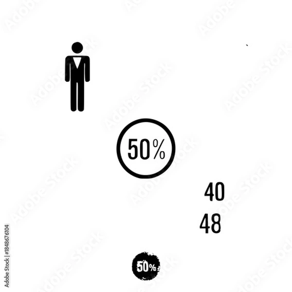 Obraz This type of icon is commonly used in user interfaces, infographics, or data visualizations to represent various concepts