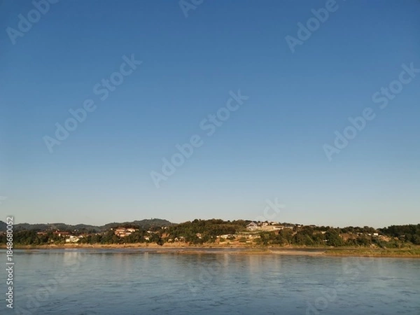 Obraz Mekhong river view on background