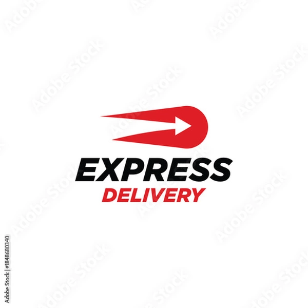 Obraz Express Delivery Logo Vector Modern