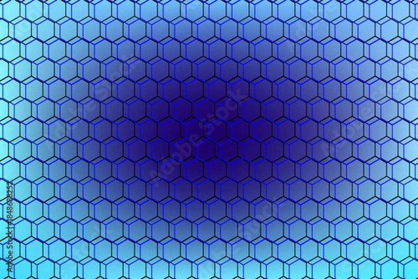 Fototapeta Abstract background blue honeycomb ,vector eps10
