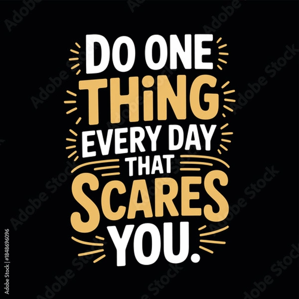 Obraz Inspirational Quote Typography Design