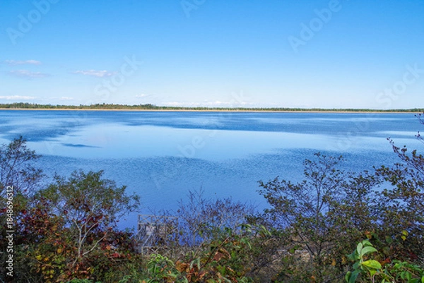 Obraz 根室十景の一つである風連湖